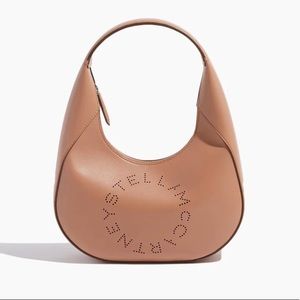 stella mccartney small logo hobo bag